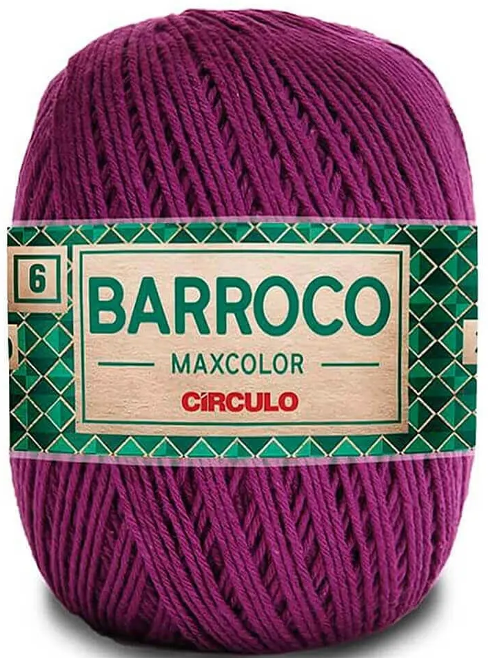 BARBANTE BARROCO MAXCOLOR N6 CIRCULO 400G BARBANTE BARROCO MAXCOLOR N6 CIRCULO 400G