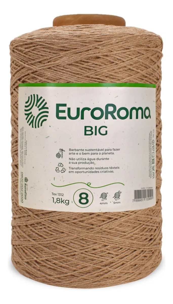 BARBANTE 1,8KG N°8 EURO ROMA BIG BARBANTE 1,8KG N°8 EURO ROMA BIG