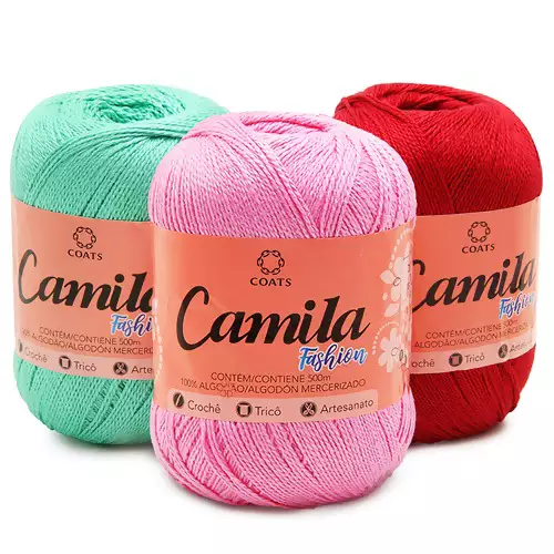 CAMILA FASHION 500M LINHA CROCHE CAMILA FASHION 500M LINHA CROCHE