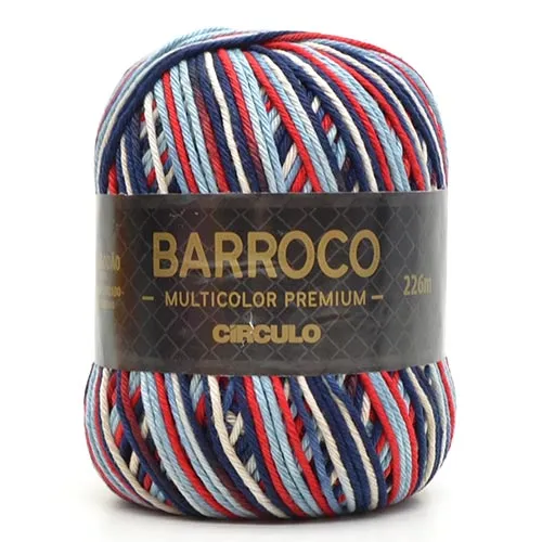 BARBANTE BARROCO MULTICOLOR PREMIUM 6 400G BARBANTE BARROCO MULTICOLOR PREMIUM 6 400G