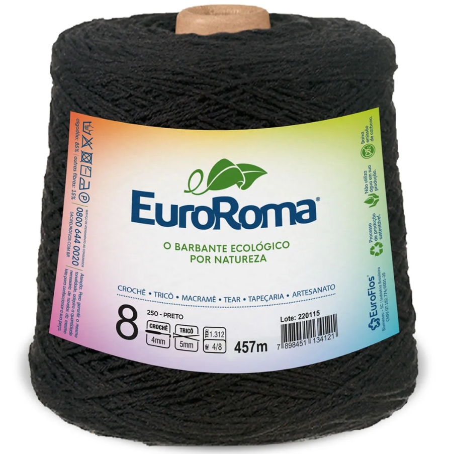 BARBANTE N°8 EURO ROMA 457M/600 g BARBANTE N°8 EURO ROMA 457M/600 g