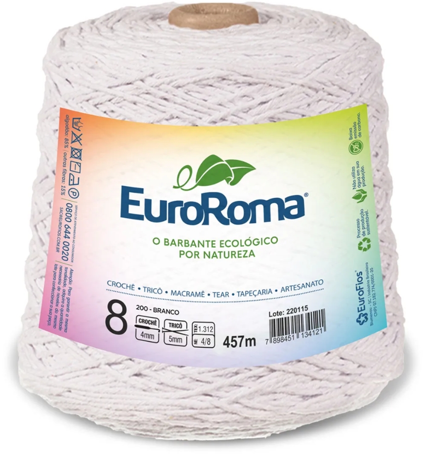 BARBANTE N°8 EURO ROMA 457M/600 g BARBANTE N°8 EURO ROMA 457M/600 g