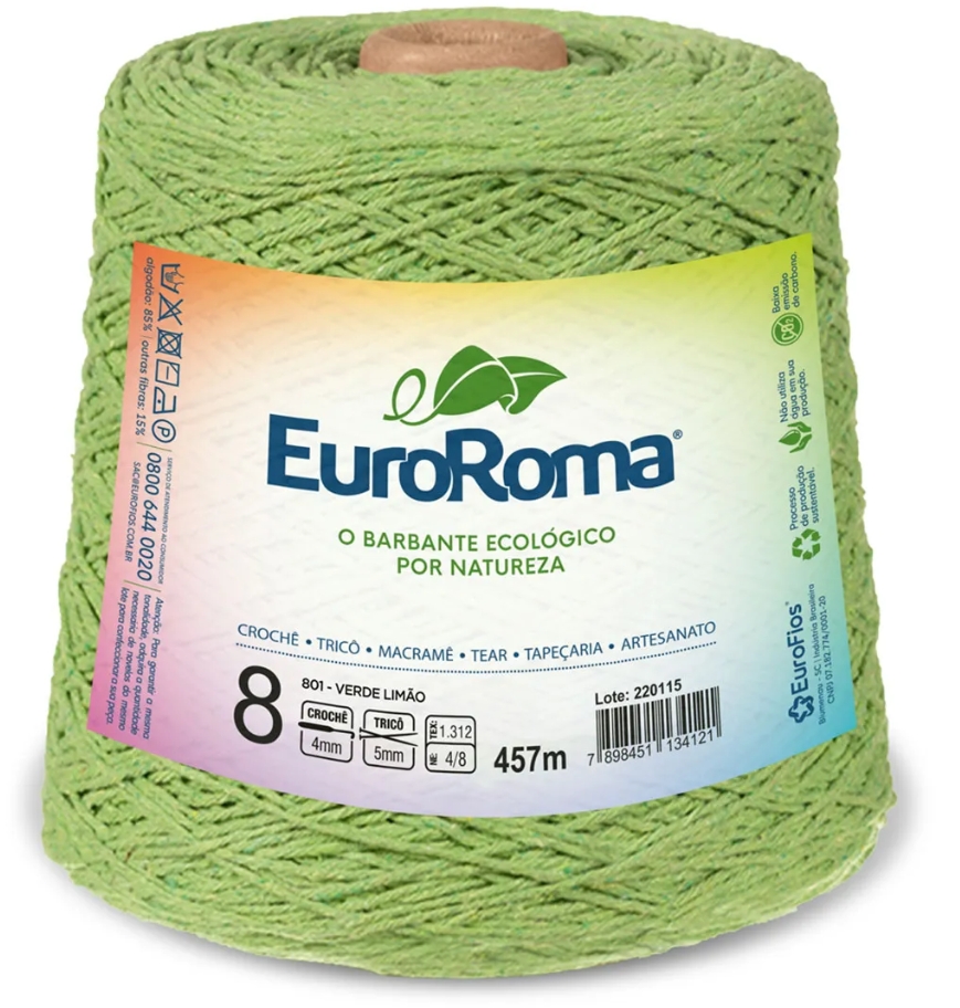 BARBANTE N°8 EURO ROMA 457M/600 g BARBANTE N°8 EURO ROMA 457M/600 g