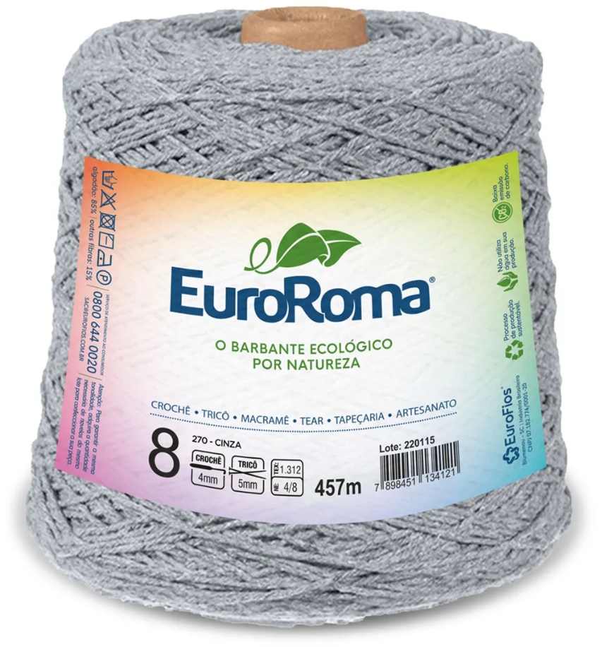 BARBANTE N°8 EURO ROMA 457M/600 g BARBANTE N°8 EURO ROMA 457M/600 g