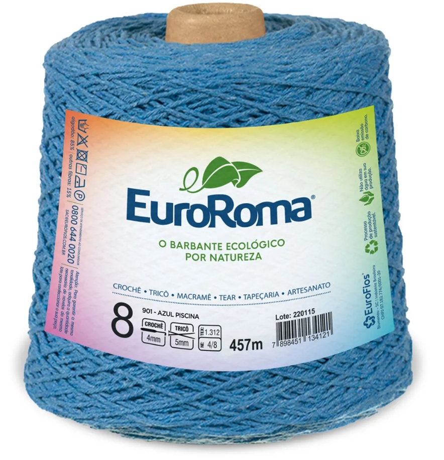 BARBANTE N°8 EURO ROMA 457M/600 g BARBANTE N°8 EURO ROMA 457M/600 g