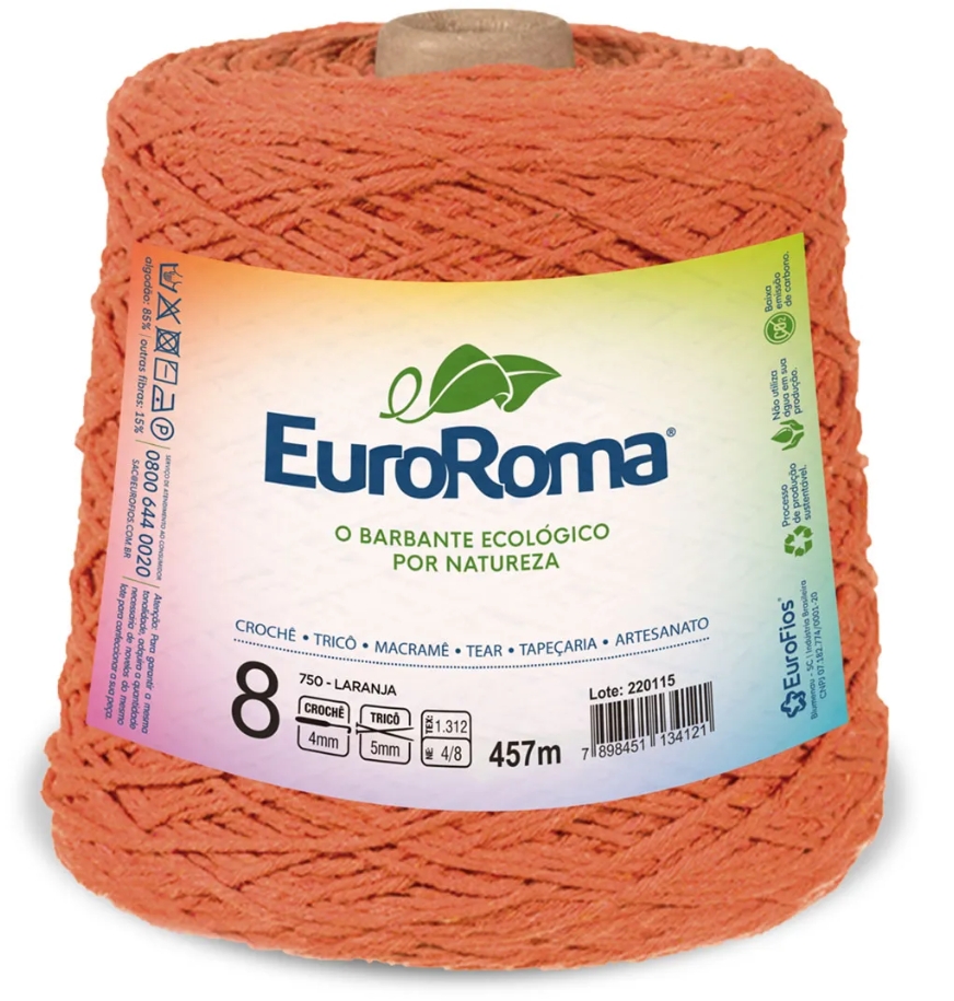 BARBANTE N°8 EURO ROMA 457M/600 g BARBANTE N°8 EURO ROMA 457M/600 g