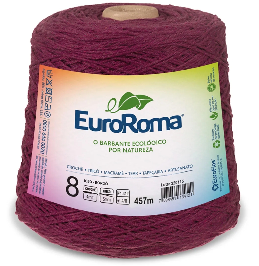 BARBANTE N°8 EURO ROMA 457M/600 g BARBANTE N°8 EURO ROMA 457M/600 g