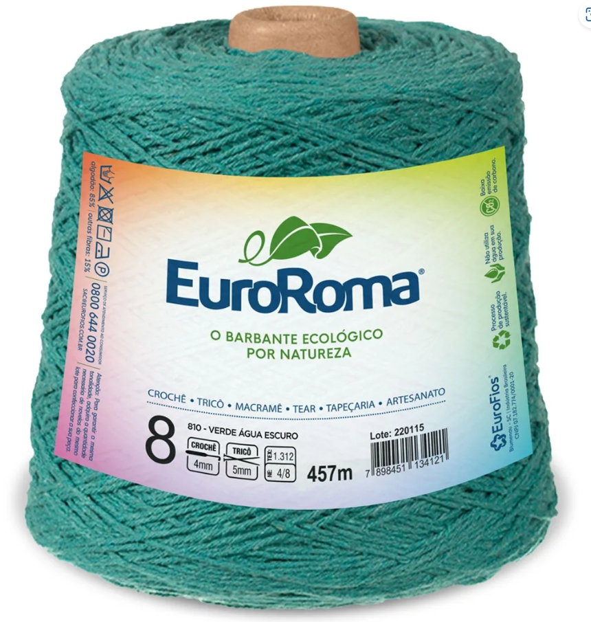 BARBANTE N°8 EURO ROMA 457M/600 g BARBANTE N°8 EURO ROMA 457M/600 g