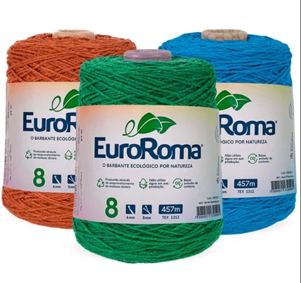 BARBANTE N°8 EURO ROMA 457M/600 g BARBANTE N°8 EURO ROMA 457M/600 g