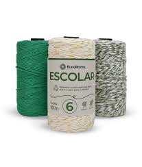 BARBANTE EUROROMA ESCOLAR FIO 10 CRU 61 MTS BARBANTE EUROROMA ESCOLAR FIO 10 CRU 61 MTS