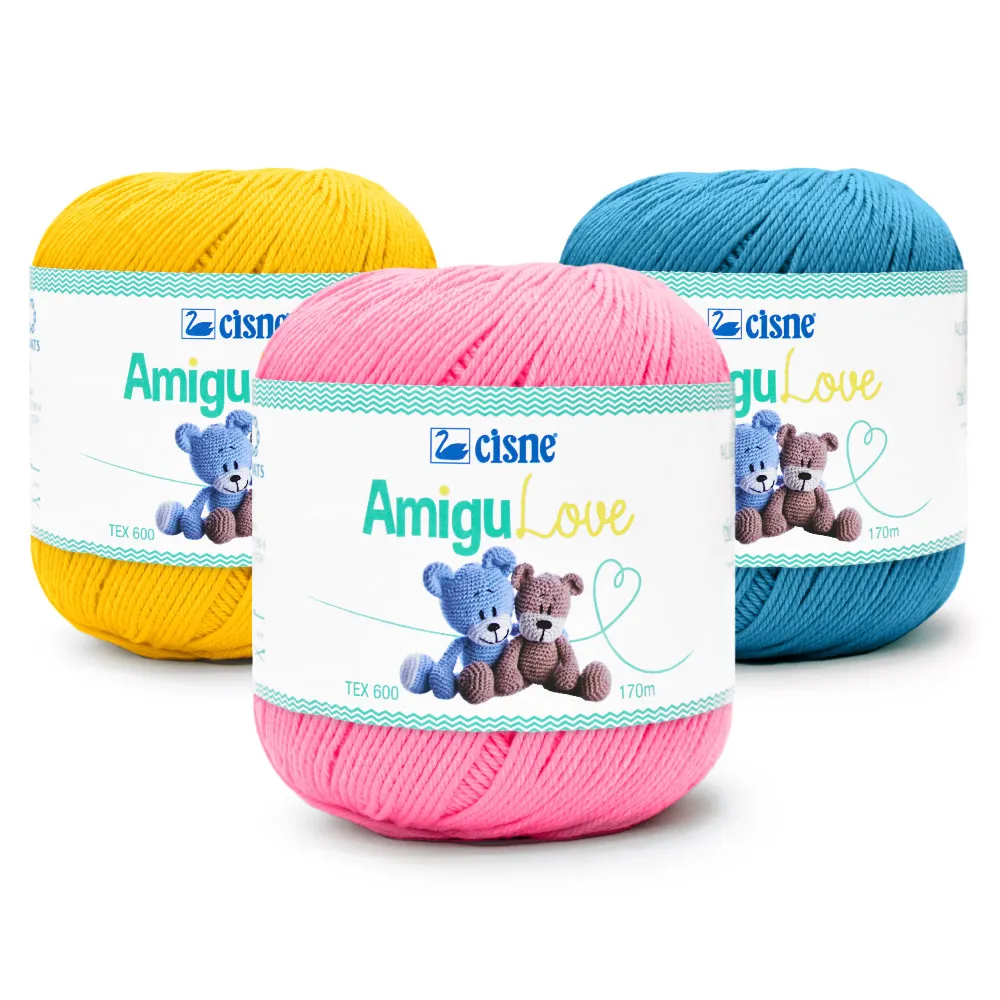 FIO CROCHE AMIGULOVE 170M CISNE FIO CROCHE AMIGULOVE 170M CISNE