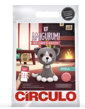 KIT AMIGURUMI CAES/GATOS CIRCULO