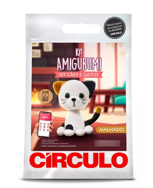 KIT AMIGURUMI CAES/GATOS CIRCULO KIT AMIGURUMI CAES/GATOS CIRCULO