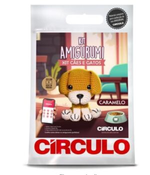 KIT AMIGURUMI CAES/GATOS CIRCULO