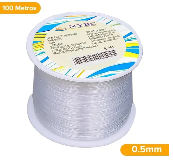 FIO DE PESCA NYBC 0.5MM 100M FIO DE PESCA NYBC 0.5MM 100M