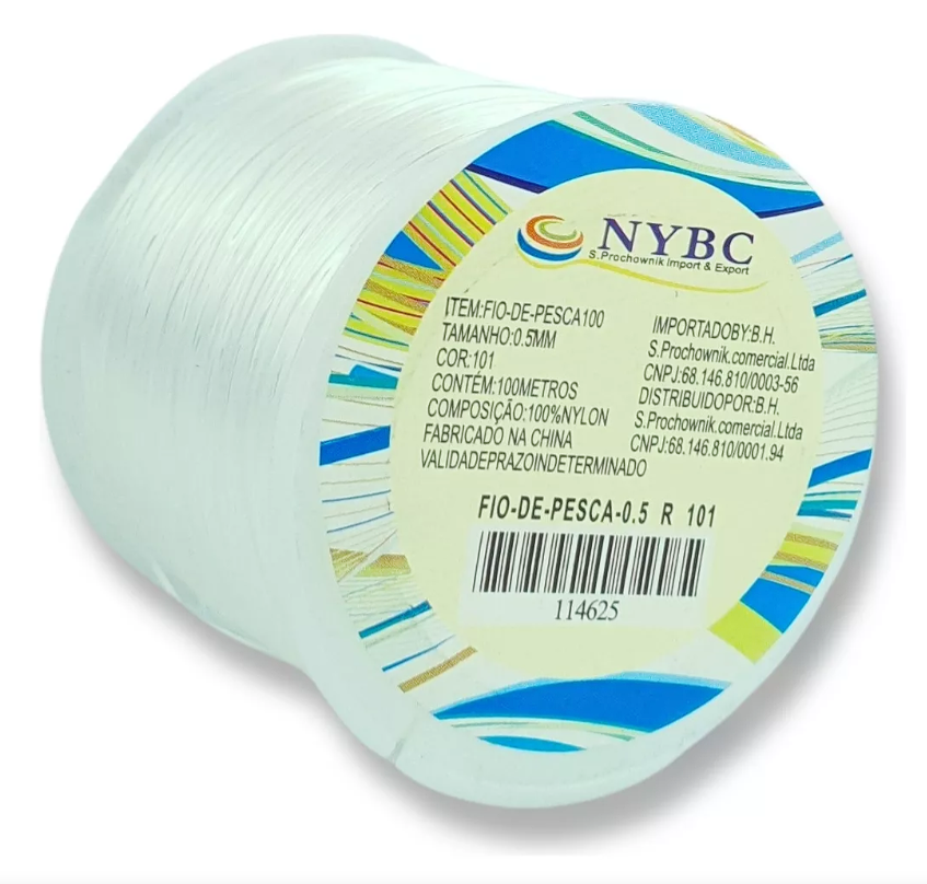 FIO DE PESCA NYBC 0.5MM 100M FIO DE PESCA NYBC 0.5MM 100M