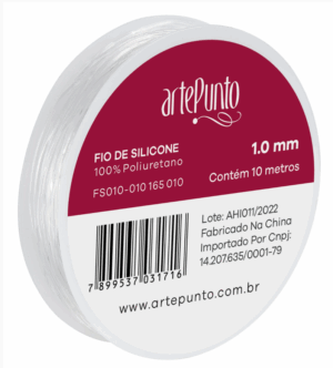 FIO DE SILICONE 1MM ARTEPUNTO