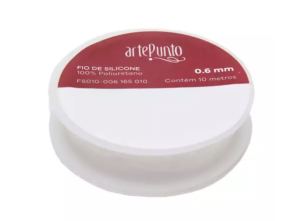 FIO DE SILICONE 0,6MM ARTEPUNTO FIO DE SILICONE 0,6MM ARTEPUNTO