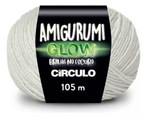 FIO BRILHA NO ESCURO AMIGURUMI GLOW CIRCULO 105M
