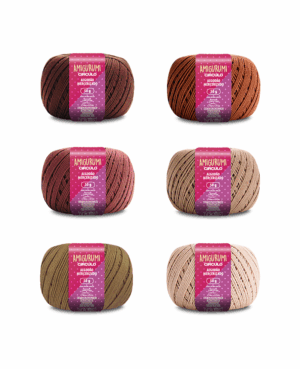 KIT AMIGURUMI CORES E TONS CIRCULO