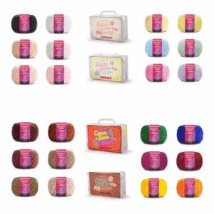 KIT AMIGURUMI CORES E TONS CIRCULO