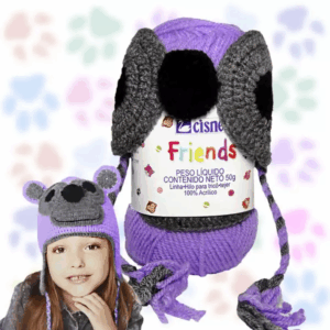 KIT GORRO FRIENDS URSO CISNE