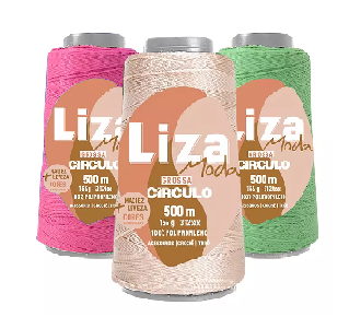 LINHA LIZA MODA GROSSA 500M CIRCULO LINHA LIZA MODA GROSSA 500M CIRCULO