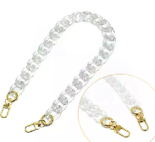 ALÇA ACRILICA TRANSPARENTE 45 CIRCULO