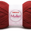 FIO MOLLET 100G CIRCULO - KIT COM 3 NOVELOS