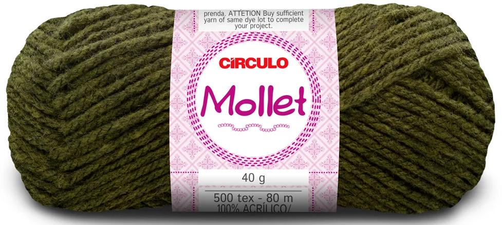 FIO MOLLET 100G CIRCULO – KIT COM 3 NOVELOS FIO MOLLET 100G CIRCULO - KIT COM 3 NOVELOS