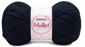 FIO MOLLET 100G CIRCULO - KIT COM 3 NOVELOS