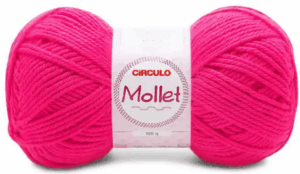FIO MOLLET 100G CIRCULO - KIT COM 3 NOVELOS