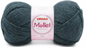 FIO MOLLET 100G CIRCULO - KIT COM 3 NOVELOS