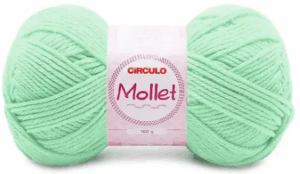 FIO MOLLET 100G CIRCULO - KIT COM 3 NOVELOS