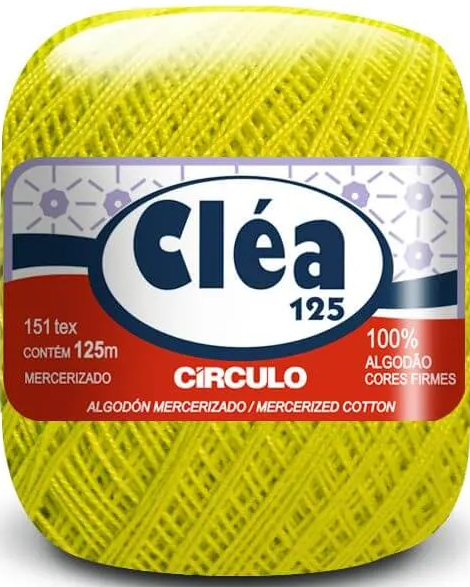 LINHA CLEA MINI 125M CIRCULO – KIT COM 4 NOVELOS LINHA CLEA MINI 125M CIRCULO - KIT COM 4 NOVELOS