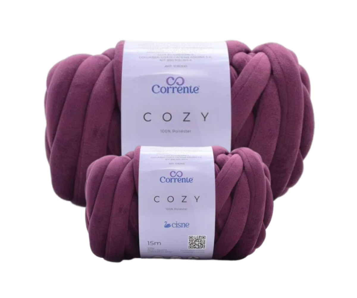 TRICO CISNE COZY 300G – KIT COM 2 NOVELOS TRICO CISNE COZY 300G - KIT COM 2 NOVELOS