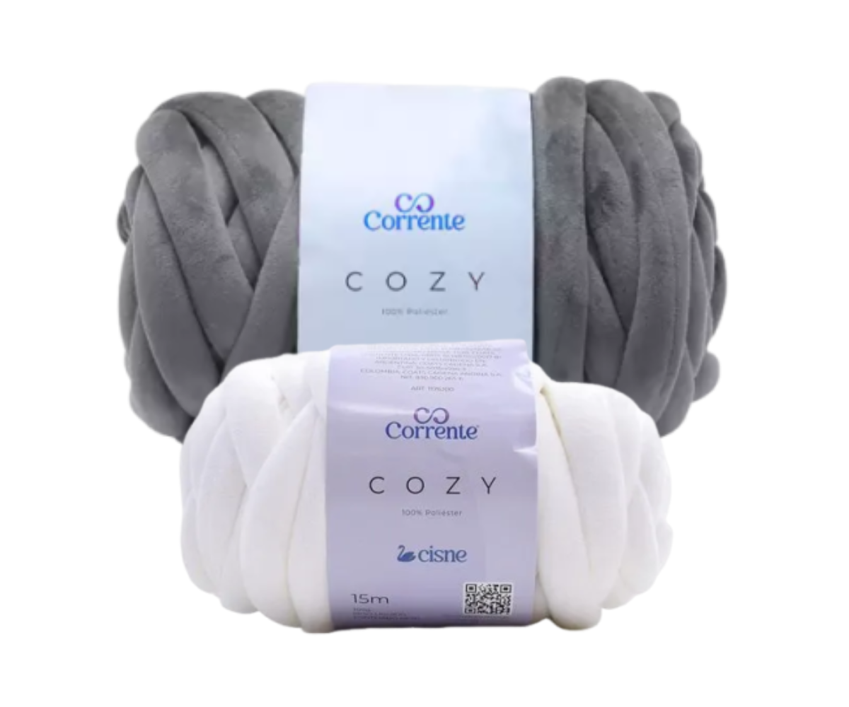 TRICO CISNE COZY 300G – KIT COM 2 NOVELOS TRICO CISNE COZY 300G - KIT COM 2 NOVELOS