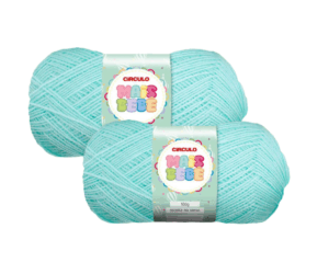 LÃ MAIS BEBE 100G 500M CIRCULO - KIT COM 2 NOVELOS
