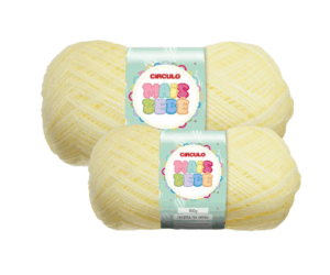LÃ MAIS BEBE 100G 500M CIRCULO - KIT COM 2 NOVELOS
