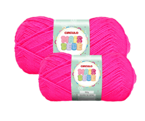 LÃ MAIS BEBE 100G 500M CIRCULO - KIT COM 2 NOVELOS