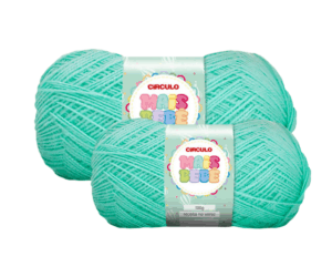 LÃ MAIS BEBE 100G 500M CIRCULO - KIT COM 2 NOVELOS
