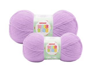 LÃ MAIS BEBE 100G 500M CIRCULO - KIT COM 2 NOVELOS