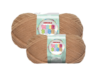 LÃ MAIS BEBE 100G 500M CIRCULO - KIT COM 2 NOVELOS