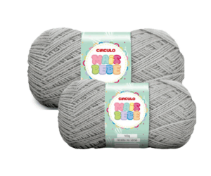 LÃ MAIS BEBE 100G 500M CIRCULO - KIT COM 2 NOVELOS