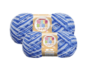 LÃ MAIS BEBE 100G 500M CIRCULO - KIT COM 2 NOVELOS