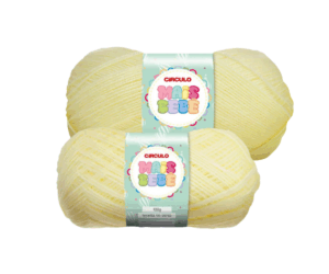 LÃ MAIS BEBE 100G 500M CIRCULO - KIT COM 2 NOVELOS