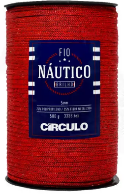FIO NAUTICO C/BRILHO 5MM CIRCULO FIO NAUTICO C/BRILHO 5MM CIRCULO
