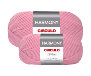 FIO HARMONY CIRCULO 100G - KIT COM 2 NOVELOS