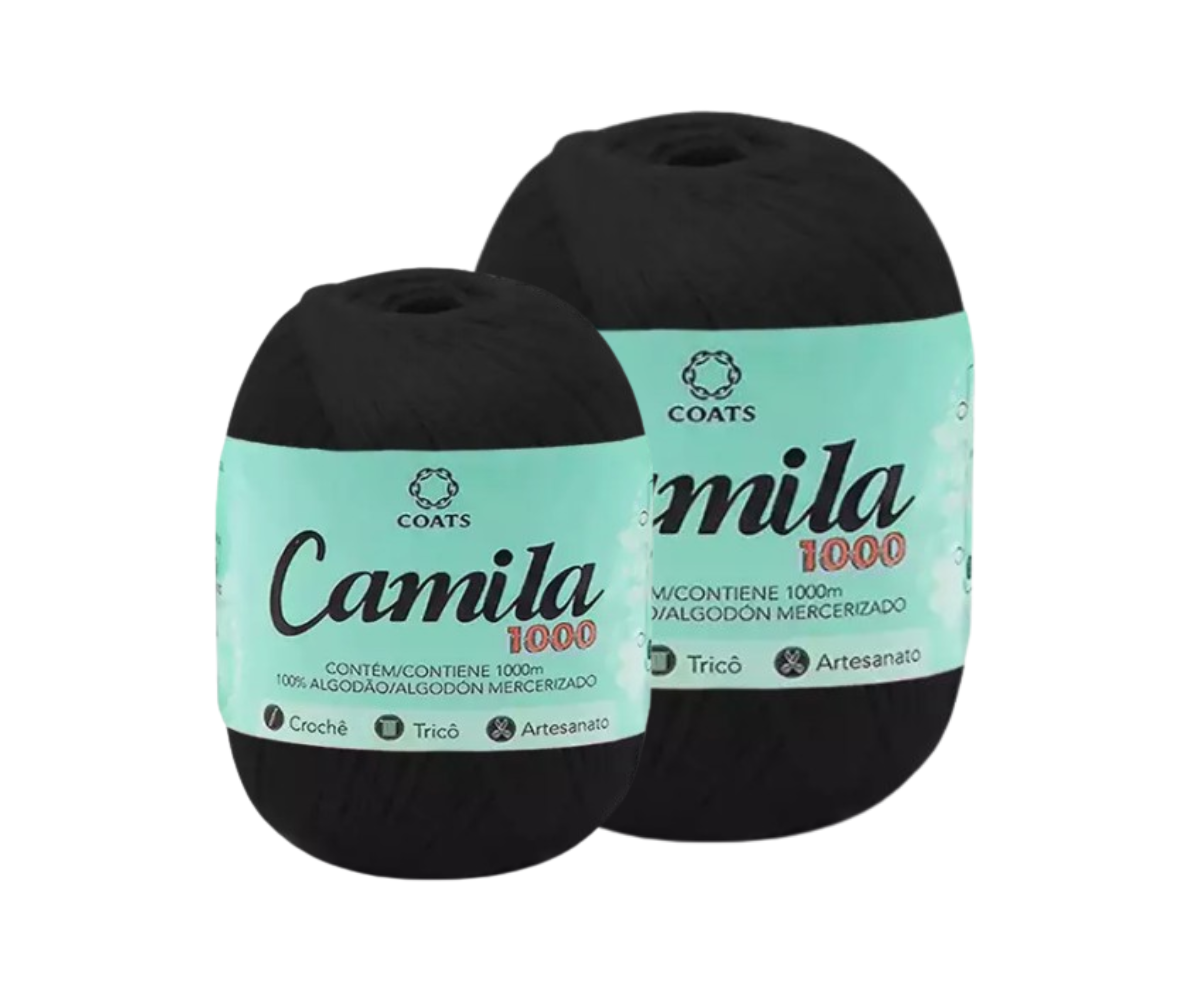 CAMILA 1000 4430 LINHA CROCHE – KIT COM 2 NOVELOS CAMILA 1000 4430 LINHA CROCHE - KIT COM 2 NOVELOS