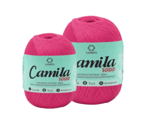 CAMILA 1000 4430 LINHA CROCHE - KIT COM 2 NOVELOS